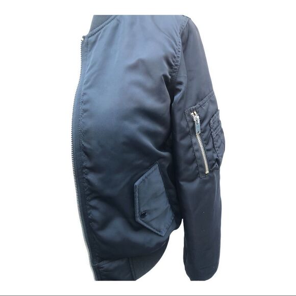 𝅺ARITZIA Wilfred Free Avion Black Bomber Jacket EUC - Picture 4 of 13